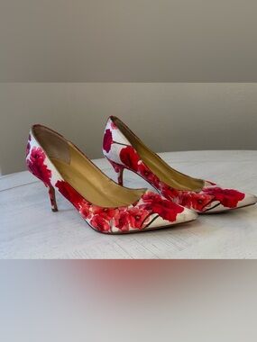 Ivanka Trump Floral Heels